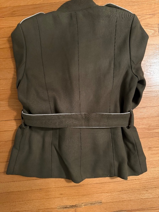 NWT Banana Republic Olivia Palermo belted military style jacket - Picture 7 of 8